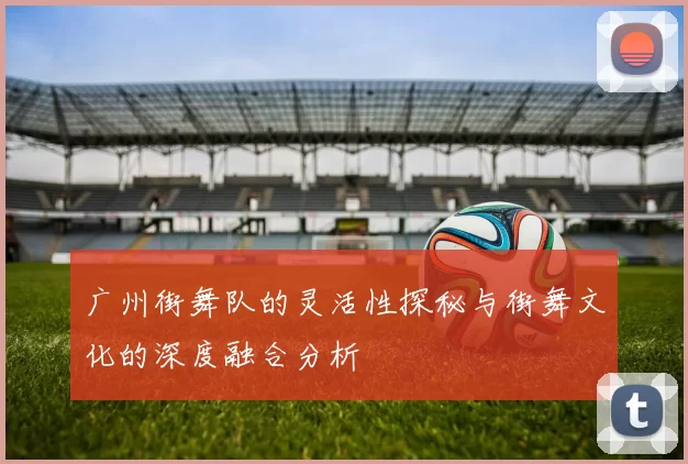 广州街舞队的灵活性探秘与街舞文化的深度融合分析